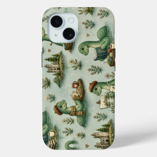 Coque Pour iPhone 15 Cryptides confortables Nessie Monstre du Loch Ness
