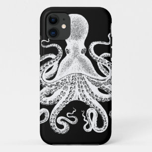 Case-Mate iPhone Case Cthulu Kraken Octopus - Image victorienne en noir