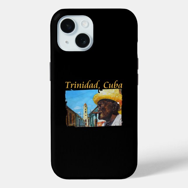 Coques Case-Mate iPhone Cuba - Trinidad Cubain Cigar Art (Verso)