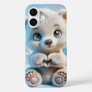 Coques iPhone 16 Cube d'ours polaire