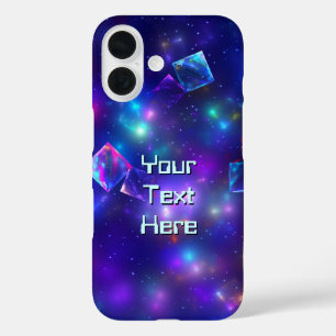 Coques iPhone 16 Cubes cosmiques