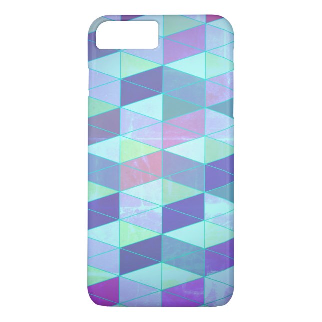 Coques Case-Mate iPhone Cubes en triangles Motif géométrique (Dos)