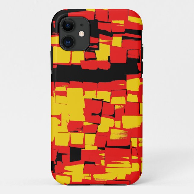 Coques Case-Mate iPhone Cubisme moderne rétro Art 4 (Dos)