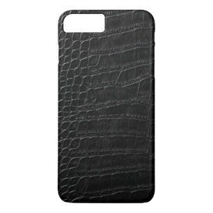Coque Case-Mate Pour iPhone cuir noir d'alligator
