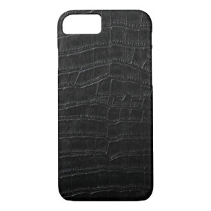 Etui iPhone Case-Mate cuir noir d'alligator