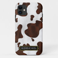 Cuir occidental de Faux de peau de vache repéré