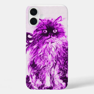 Coques iPhone 16 Plus CUISINE AVEC ROSES, Violet violet et blanc