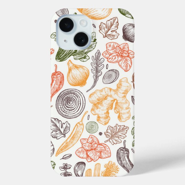 Coques Case-Mate iPhone Cuisine Garden Motif végétal (Verso)