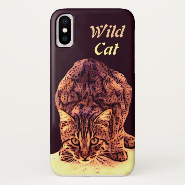 COQUES Case-Mate iPhone CUISINE WILD CAT (Dos)
