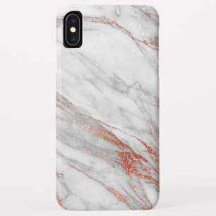 Case-Mate iPhone Case Cuivre   Monogramme Féminin  Or Rose et Blanc