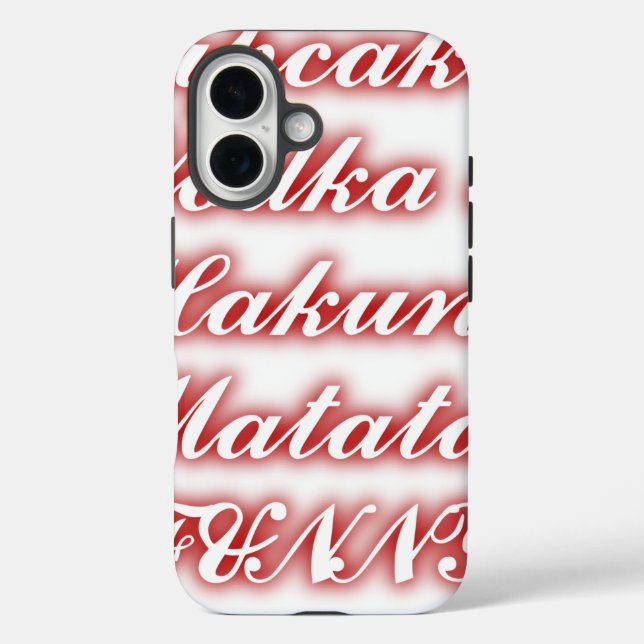 Coques Case-Mate iPhone Cupcakes Rouge Vodka Hakuna Matata FUNNY. (Verso)