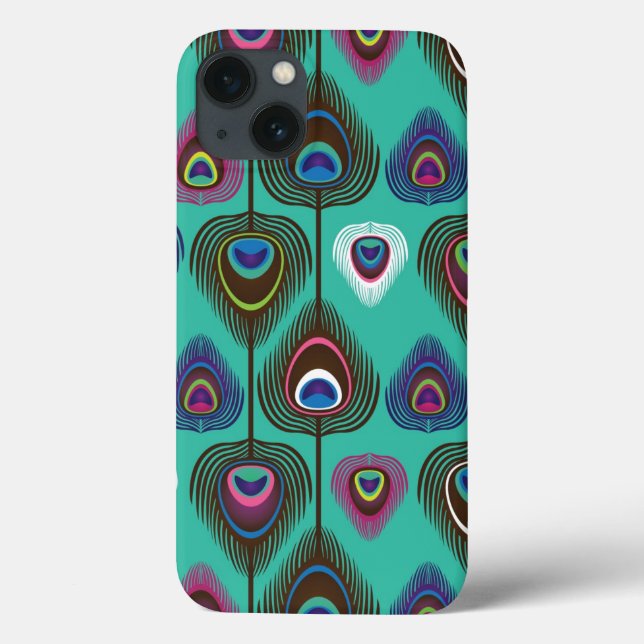 Coques Case-Mate iPhone cupeacock feat (Verso)