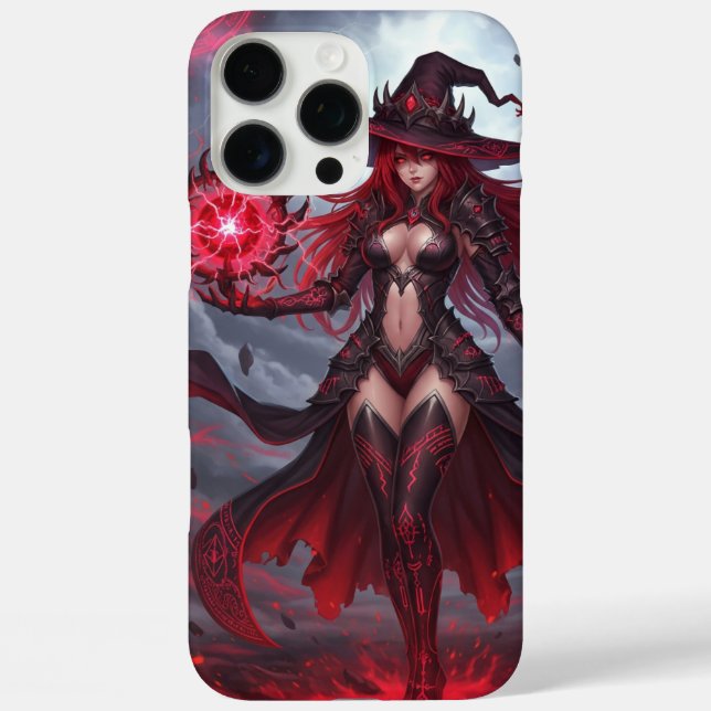 Coques Case-Mate iPhone Cursed Flame Witch iPhone 16 Pro Max Case (Verso)
