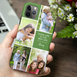 Case-Mate iPhone Case Custom 4 Photo Nana Life is the Best Life Green