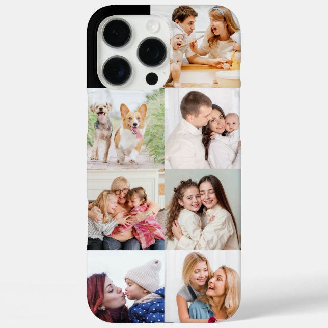 Coques Case-Mate iPhone Custom Family Photo Collage - Personalized Picture (Verso)