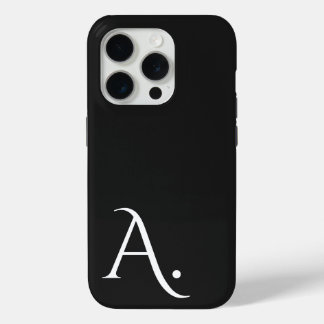 Coque iPhone 15 Pro Custom with Initial Name