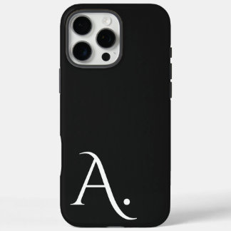 Coques iPhone 16 Pro Max Custom with Initial Name