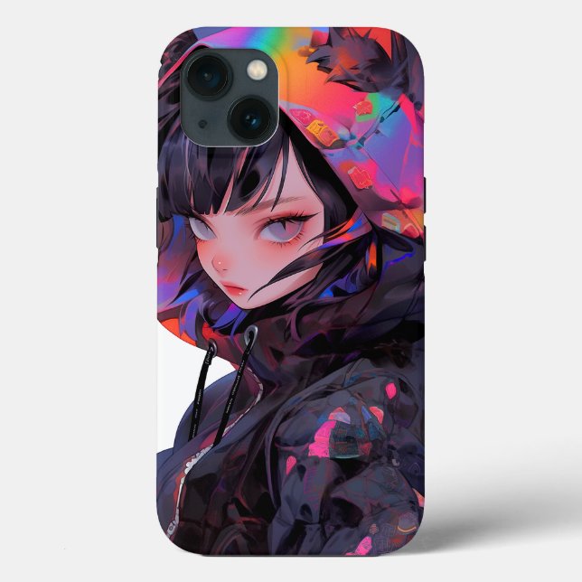 Coques Case-Mate iPhone Cute Anime Catgirl (Verso)
