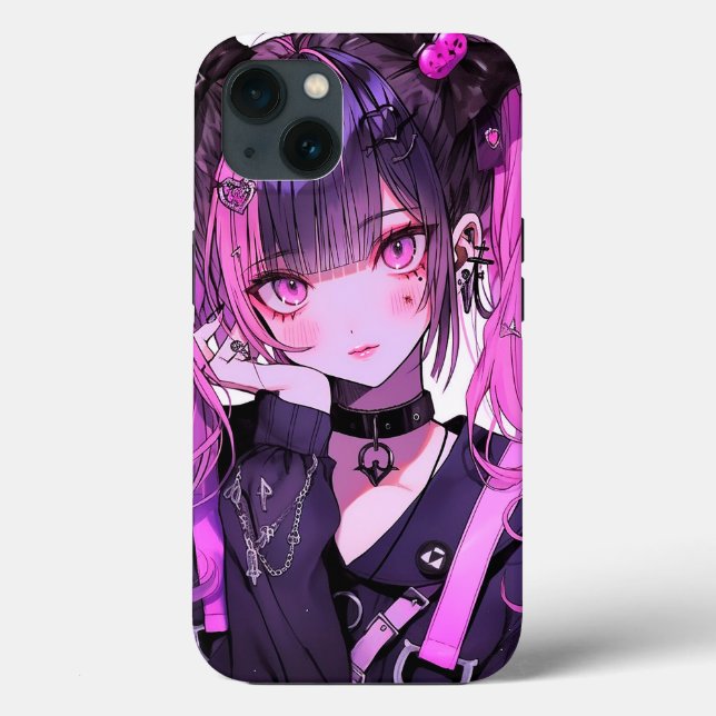 Coques Case-Mate iPhone Cute Anime Goth Girl (Verso)