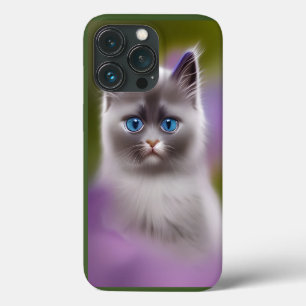 Case-Mate iPhone Case Cute bleu doux teinté Himalayan Kitten