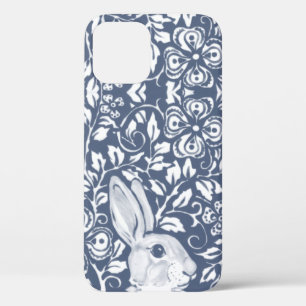 Case-Mate iPhone Case Cute Blue Lapin Lapin Floral Delft Dedham Unique