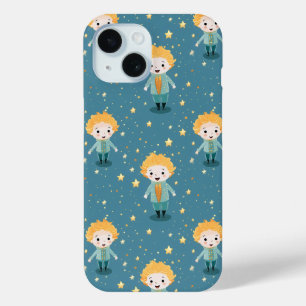 Coque Pour iPhone 15 Cute Boy et Stars Motif