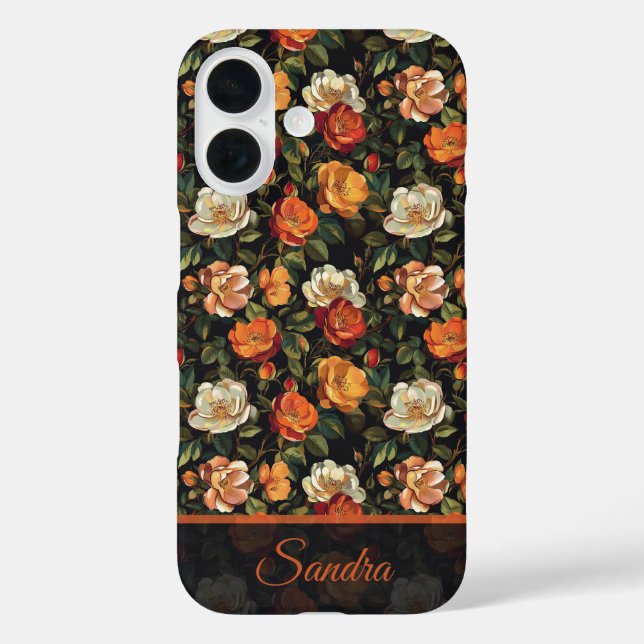 Coques Case-Mate iPhone Cute Bridesmaid Gift Rose Name (Verso)