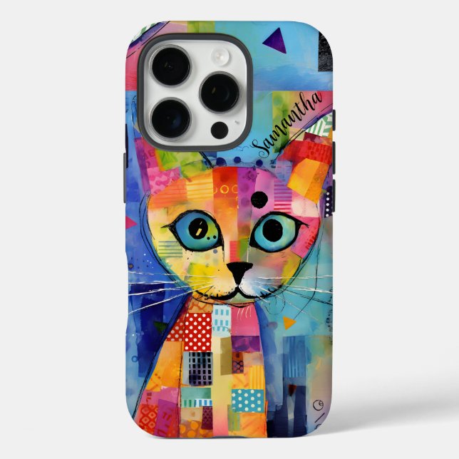 Coques Case-Mate iPhone Cute Calico Chat Personnalisé (Verso)