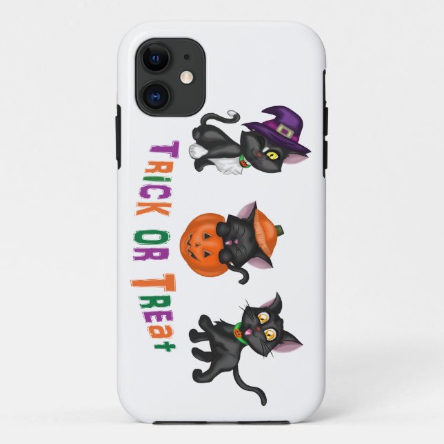 Coques Case-Mate iPhone Cute chats d'Halloween (Dos)