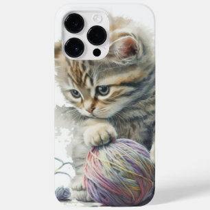 COQUE POUR POUR iPhone 14 PRO MAX CUTE CUTE CUISINE COULEUR D'EAU AVEC BALLE DE YARN