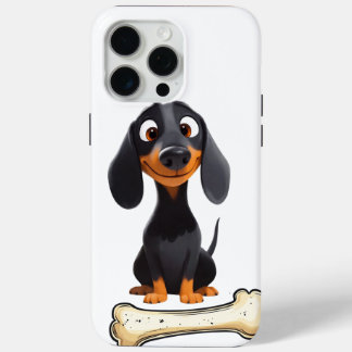 Coque iPhone 15 Pro Max Cute Dachshund iPhone Case