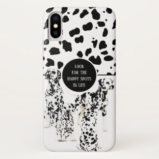 Case-Mate iPhone Case Cute Dalmatiens Noir & Blanc Zones Joyeuses
