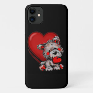 Case-Mate iPhone Case cute dog with heart cell phone case/cover case