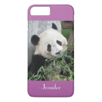 Cute Giant Panda Radiant Orchid Purple Nom Personn