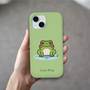 Coque Pour iPhone 15 Cute grenouille verte
