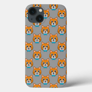 Case-Mate iPhone Case Cute Happy Ginger Cat avec Papillon