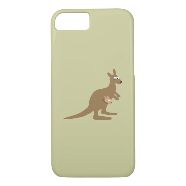 Coques Case-Mate iPhone Cute Kangaroo et Joey (Dos)