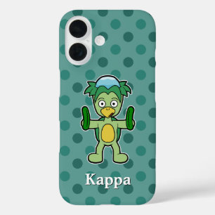 Coques iPhone 16 Cute Kappa avec concombres