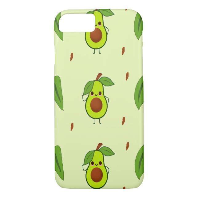 Coques Case-Mate iPhone Cute kawaii avocado (Dos)