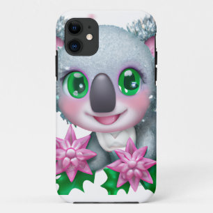 Case-Mate iPhone Case Cute Kawaii Koala Ours avec Fleurs