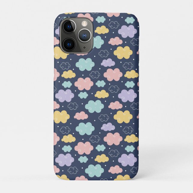 Coques Case-Mate iPhone Cute Kawaii Motif Cloud (Dos)