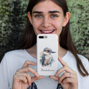 Case-Mate iPhone Case Cute Kookaburra sur une branche, personnalisé