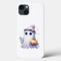 Cute Lavendar Purple Ghost Halloween Éffrayant Bou