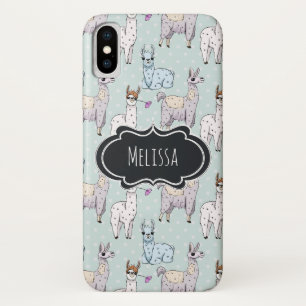 Case-Mate iPhone Case Cute Llama Motif Pois