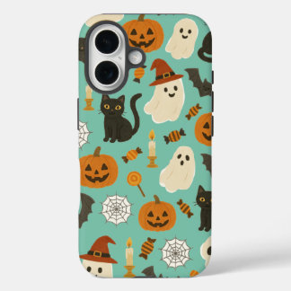 Coques iPhone 16 Cute Motif Halloween