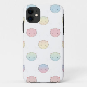 Coque Case-Mate Pour iPhone Cute Pastel Kitty Chat Façades Motif