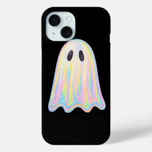 Coque Pour iPhone 15 Cute Pastel Rainbow Ghost   Éffrayant esthétique