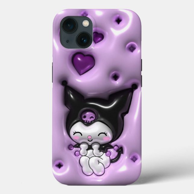 Coques Case-Mate iPhone Cute Purple Goth Aesthetic Phone Case 💜✨ (Verso)
