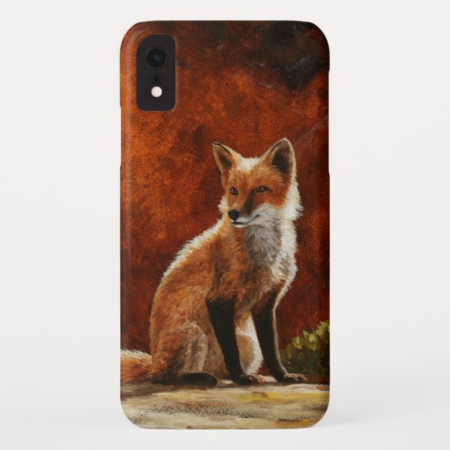 Coques Case-Mate iPhone Cute Red Fox (Dos)
