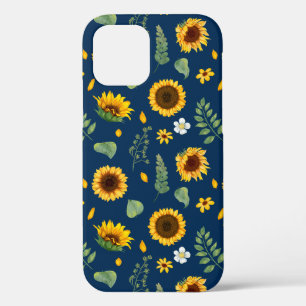 Case-Mate iPhone Case Cute Rustic Motif de tournesol Arrière - plan ble